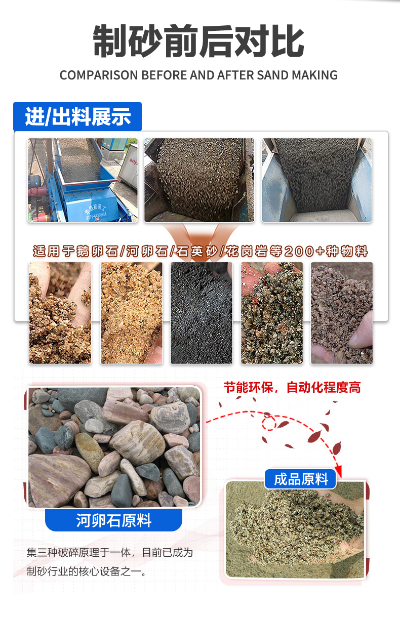 河卵石制砂机 河卵石制砂机